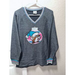 Buc-ees Embroidered Christmas Ornament Sweatshirt
